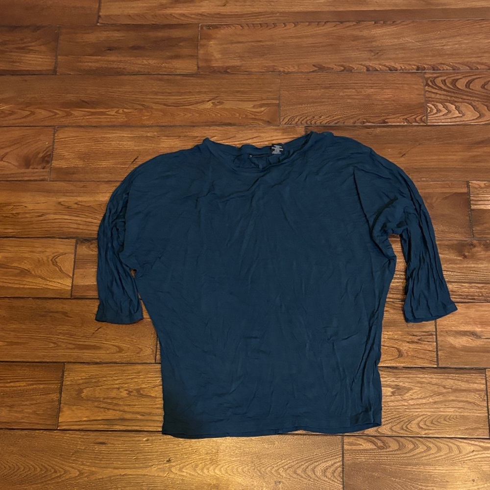 Tahari Teal Long Sleeve Shirt
